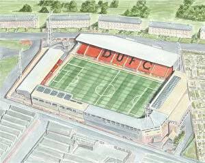 Latest Stadia Art! Gallery: Football Stadium - Scotland - Dundee United FC - Tannadice Park