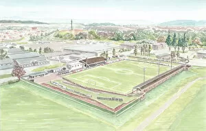 Latest Stadia Art! Gallery: Football Stadium - Scotland - Elgin City FC - Borough Briggs
