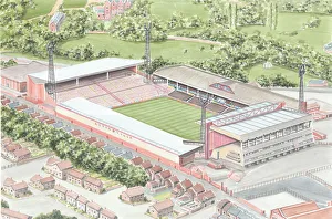 Football Stadium - Villa Park 1980s