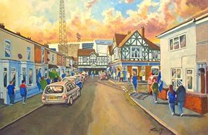 Stadia of England Collection: Fratton Park Stadium Fine Art - Portsmouth Football Club