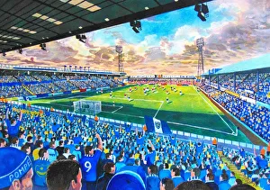 England Collection: Fratton Park Stadium Fine Art - Portsmouth Football Club