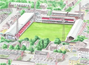 Griffin Park was a football ground in Brentford in the London Borough of Hounslow
