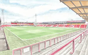 London Prints: Griffin Park was a football ground in Brentford in the London Borough of Hounslow