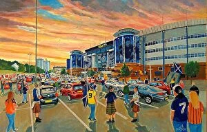 Latest Stadia Art! Collection: Hampden Park Going to the Match - Scotland