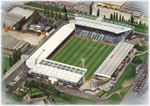 Painting Prints: The Hawthorns Art - West Bromwich Albion