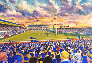 Stadia of England Gallery: Headingley Carnagie Stadium Fine Art - Leeds Rhinos Rugby League