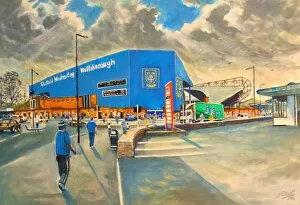 Stadia of England Collection: Hillsborough Stadium Fine Art - Sheffield Wednesday FC