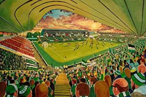 Stadia of England Collection: Home Park Fine Art NEW version - Plymouth Argyle Football Club