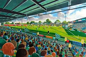 Images Dated 23rd July 2019: Huish Park Stadium Fine Art - Yeovil Town Football Club