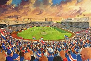 Stadia of Scotland Collection: Ibrox Old Stadium - Rangers FC