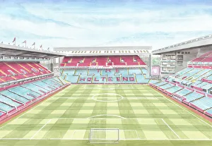 Premier League Prints: Inside Villa Park Villa Park is a football stadium in Aston