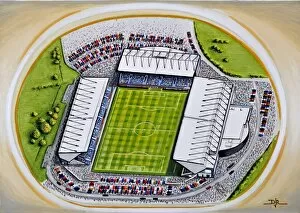 Kassam Collection: Kassam Stadium Art - Oxford United