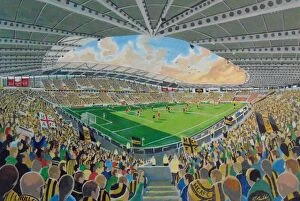 Stadia of England Collection: KCOM Stadium Fine Art - Hull City Football Club