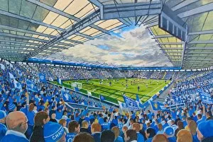 Stadia of England Collection: Kingpower Stadium Fine Art - Leicester City Football Club