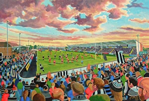 Images Dated 29th October 2023: KINGSTON PARK STADIUM - Newcastle Falcons Rugby Union
