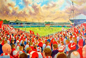 Editor's Picks: Knowsley Road Stadium Fine Art - St Helens Rugby League Club