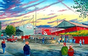Latest Stadia Art! Collection: Knowsley Road Stadium GTM - St Helens Rugby League