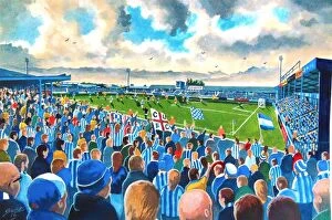 Stadia of England Collection: Layer Road Stadium Fine Art - Colchester United Football Club