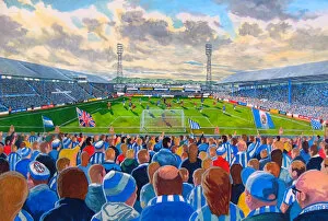 Stadia of Yesteryear Collection: Leeds Road Stadium Fine Art - Huddersfield Town Football Club