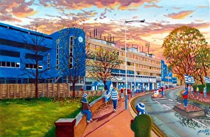 Stadia of England Collection: Loftus Road Stadium Going to the Match Fine Art - Queens Park Rangers Football Club
