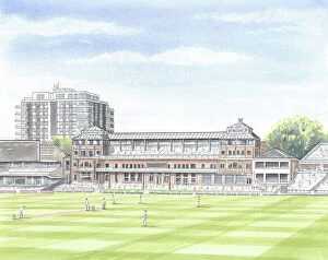 David Baldwin Art Collection: Lords Cricket Ground