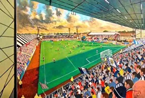 Fine Art Collection: Love Street Stadium Fine Art - St Mirren Football Club