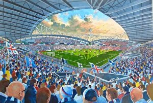 Stadia of England Collection: Macron Stadium Fine Art - Bolton Wanderers Football Club