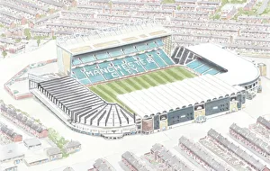 Maine Road was a football stadium in Moss Side