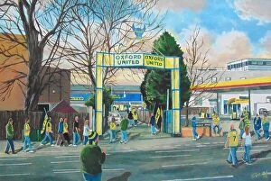 Latest Stadia Art! Collection: MANOR GROUND Going to the Match - Oxford United FC