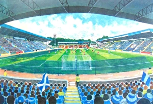 Stadia of Scotland Gallery: McDiarmid Park Stadium Fine Art - St Johnstone Football Club
