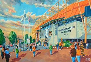 Premier League Prints: Molineux Stadium in Wolverhampton