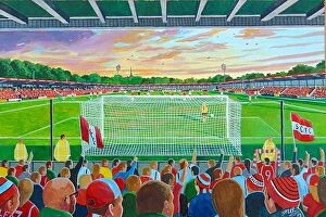 Stadia of England Collection: Moor Lane Stadium Fine Art - Salford City Football Club