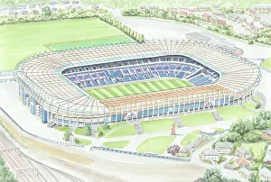 Scotland Prints: Murrayfield National Stadium - Scotland Rugby Union