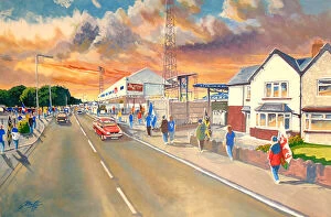 James Muddiman Collection: Ninian Park Going to the Match - Cardiff City FC