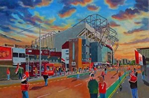 Latest Stadia Art! Collection: OLD TRAFFORD Going to the Match - Manchester United FC