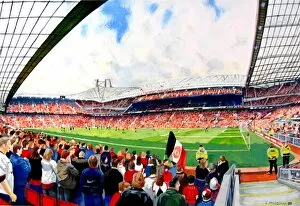 Premier League Collection: Old Trafford Stadium Fine Art - Manchester United Football Club