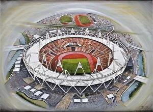 DJ Rogers Stadia Art Gallery: Olympic Stadium Art - England