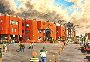 Stadia of Scotland Collection: Parkhead Stadium Fine Art - Celtic Football Club