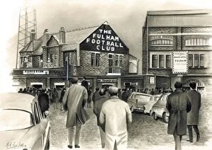 Stadia of Yesteryear Gallery: No Place Like Home Art - Fulham