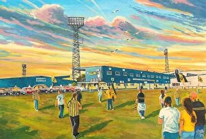 Latest Stadia Art! Collection: Plainmoor Going to the Match - Torquay United FC