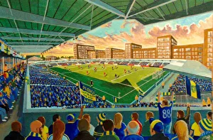 Images Dated 20th August 2023: Plough Lane NEW Stadium - AFC Wimbledon