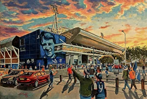 James Muddiman Collection: PORTMAN ROAD Going to the Match - Ipswich Town FC