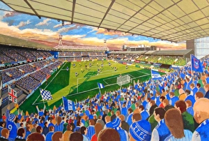 Stadia of England Gallery: Portman Road Stadium Fine Art - Ipswich Town Football Club