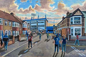 Priestfield Stadium Art Going to the Match - Gillingham FC