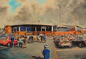 Stadia of England Collection: Proact Stadium Going to the Match Fine Art - Chesterfield Football Club
