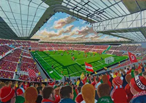 Stadia of England Collection: Riverside Stadium Fine Art - Middlesbrough Football Club