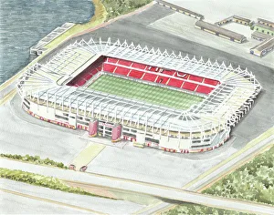 David Baldwin Art Collection: The Riverside Stadium - Middlesbrough FC