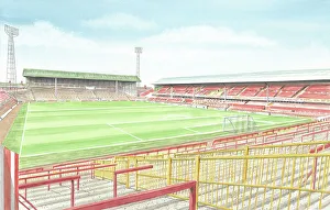 : Roker Park Stadium Inside - Sunderland FC