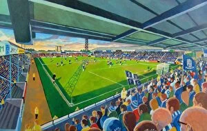 Soccer Collection: Roots Hall Stadium Fine Art - Southend United Football Club