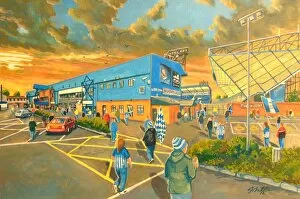 Stadium Collection: Rugby Park Stadium Fine Art - Kilmarnock Football Club